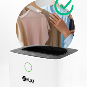 Deshumidificador Seklou® con compresor 105 mts cúbicos Absorbe humedad - Imagen 8